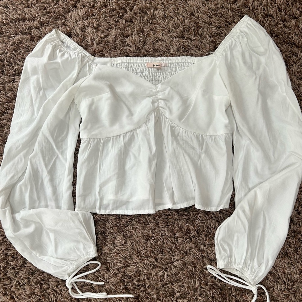Francesca's Collections White Blouse